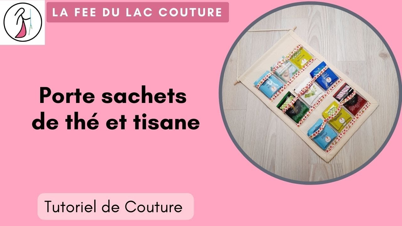 Tuto Couture : Pochette pour sachet de thé 