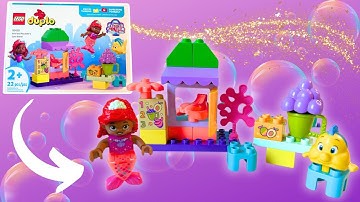 ASMR | The Little Mermaid LEGO Duplo | Unbox Ariel and Flounder