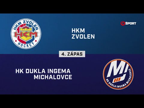 4. zápas štvrťfinále play-off Zvolen – Michalovce 3:2 (HIGHLIGHTY)