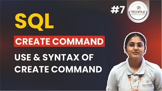 CREATE Command in SQL Explained | How to Create Tables & Databases | SQL DDL Tutorial for Beginners