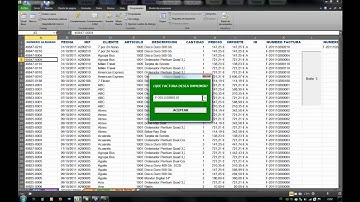Programación en Excel - Facturas avanzadas parte 5