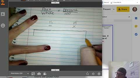 G7M4 Lesson 2: Part of a Whole as a Percent