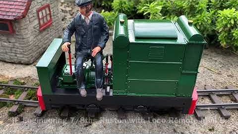 Loco Remote Mini B in an IP Engineering 1/12th scale 20/28hp Ruston - www.locoremote.co.uk