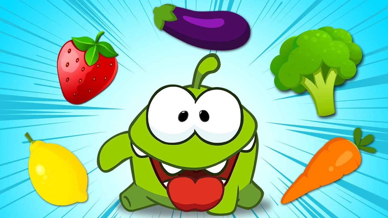 ⁣Om Nom Loves Vegetables | What Color is the Lemon Song | Kids Songs by Learn English with Om Nom