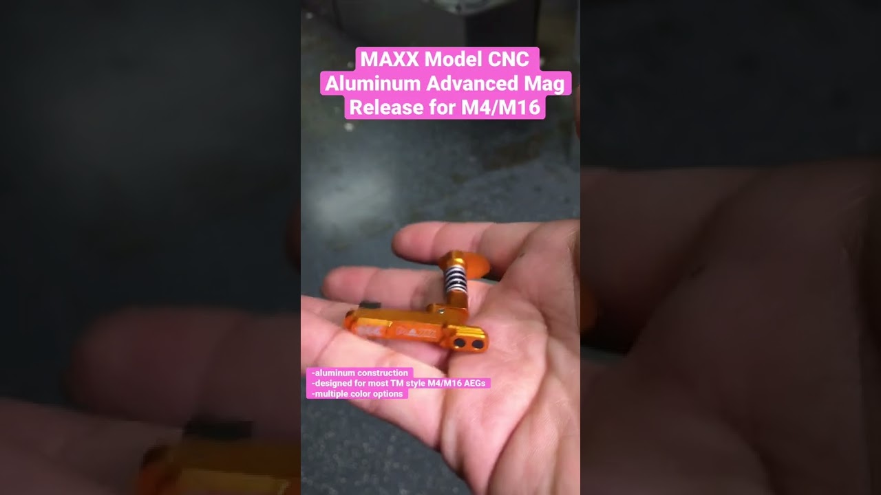 MAXX Model CNC Aluminum Advanced Mag Release for M4/M16 