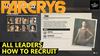 Far Cry 6 Leaders Locations - How to Recruit All Leaders & Showcase