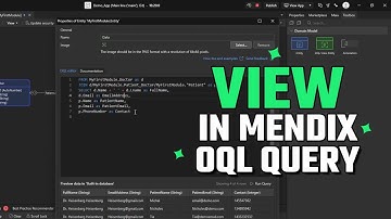 Mendix View Entities with Example | View in Mendix