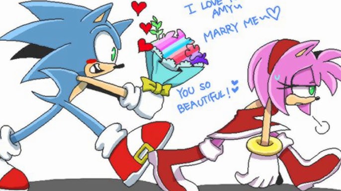 Por que Amy (eu) amo tanto o Sonic ? 💞💕❤(ӦｖӦ｡)