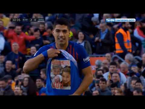 ბარსელონა 5-1 რეალი სუარესის პირველი გოლი