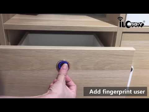 Fingerprint Cabinet Lock By Ilockey Youtube