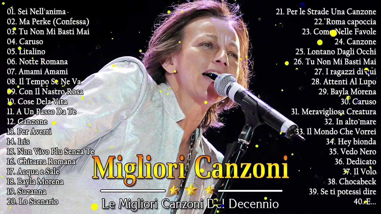Le 40 Migliori Canzoni Italiane Anni 80 E 90 Canzoni Italiane 