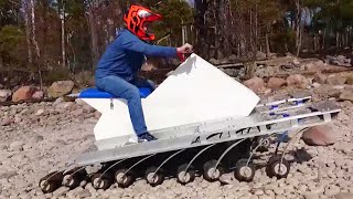 Electric 18-Wheel ATV Can Drive Through Water