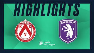 KV Kortrijk - K. Beerschot V.A. hoogtepunten