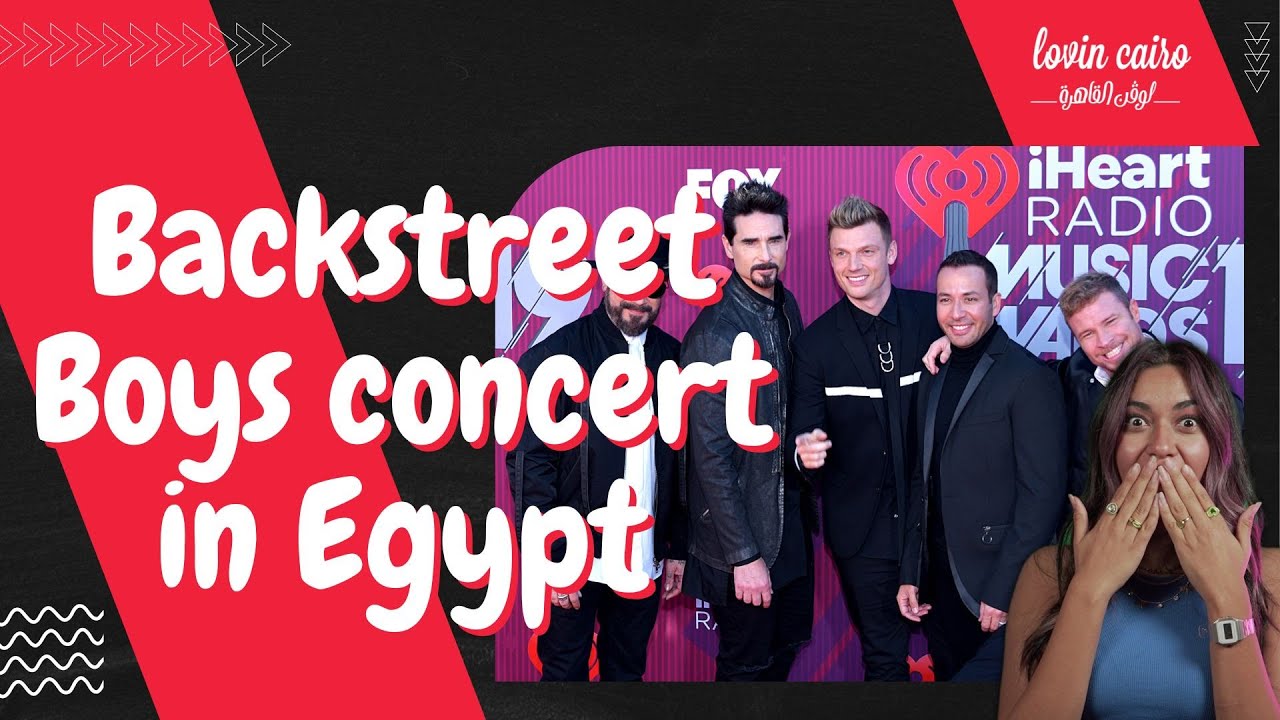 Snippets from the Backstreet Boys concert in Egypt YouTube