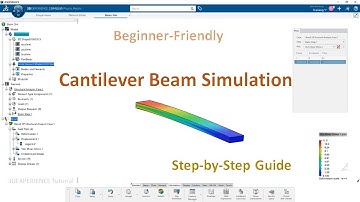 Simple Cantilever Beam Simulation on Dassault Systemes 3DEXPERIENCE | Beginner-Friendly Tutorial