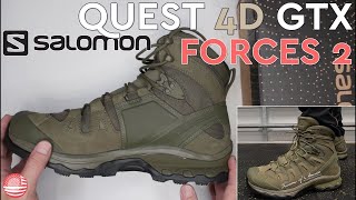 Vluchtig Bonus Vermaken Salomon Quest 4D GTX Forces Review (Salomon Tactical Boots Review) - YouTube