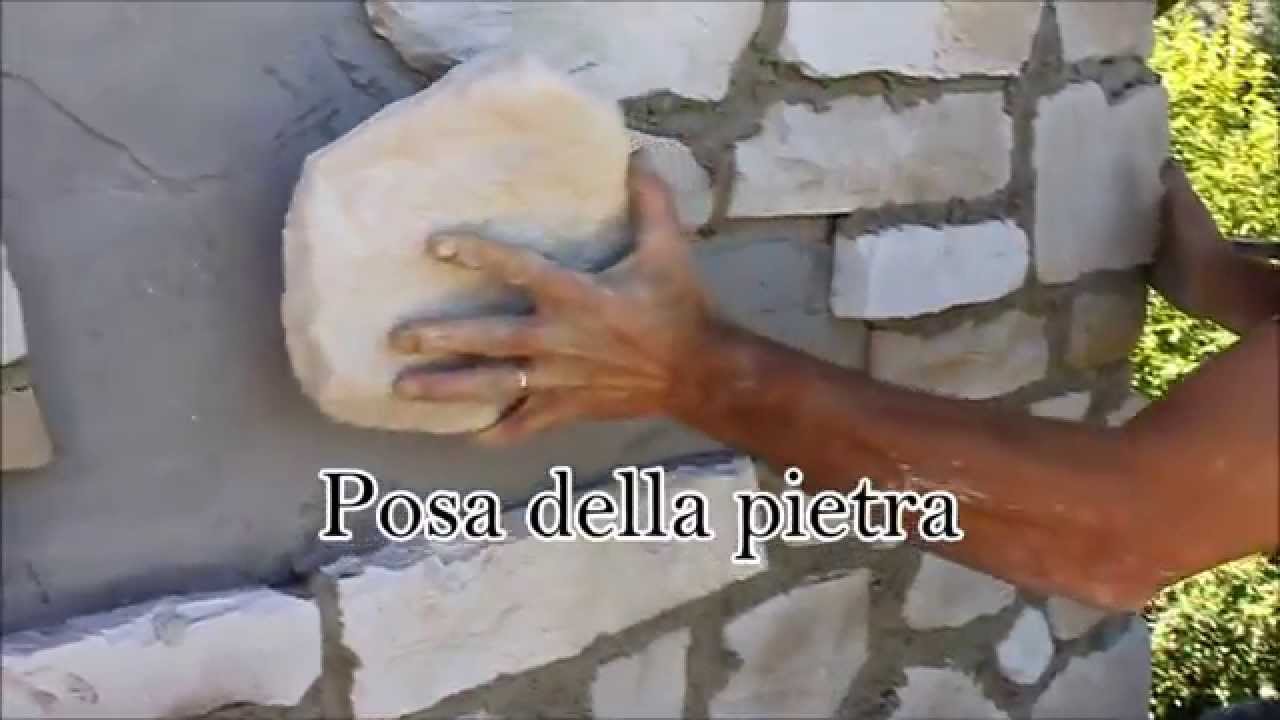 Posa pietra ricostruita youtube