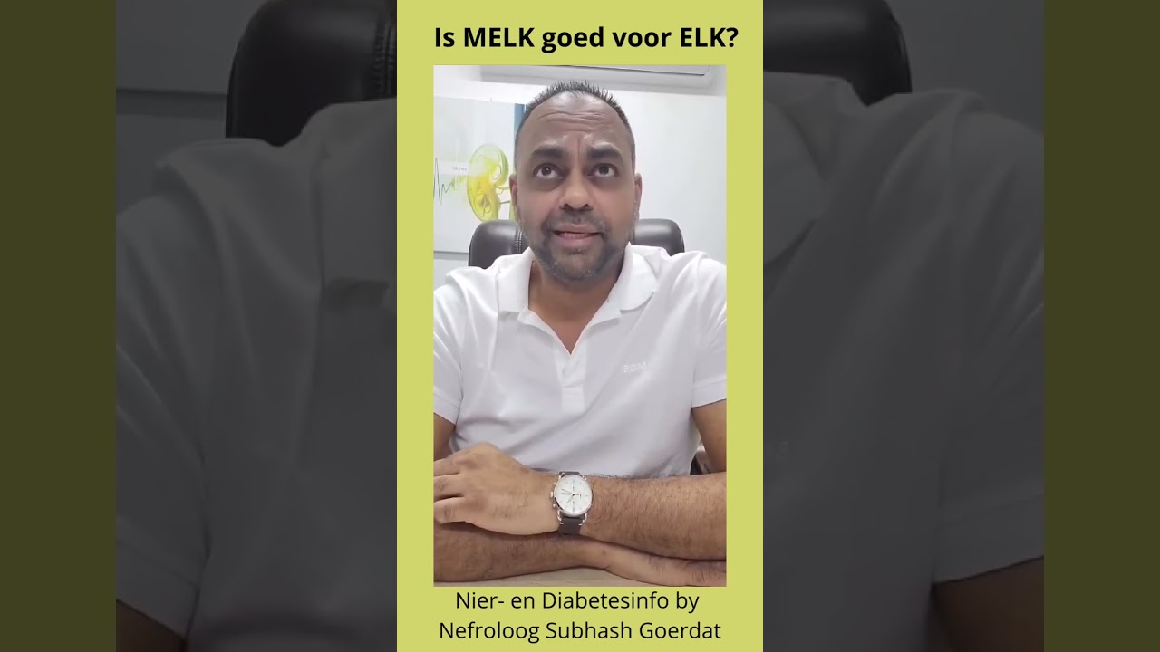 DOCTOR SUBHASH GOERDAT IS MELK GOED VOOR ELK
