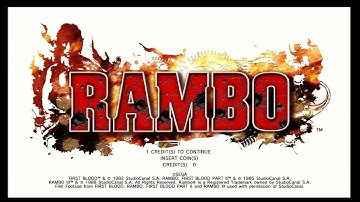 Sega Lindbergh - Rambo - Attract Mode - Non Emulated - Real Hardware