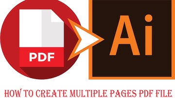 Illustrator Tutorial   How to save multiple pages PDF file from AI
