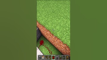 Minecraft Automatic Trash Can🗑😱#shorts