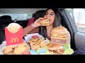 MCDONALDS MUKBANG!!! Big Mac, 20 Pc Chicken Nuggets, McChicken, Large Fries · Mariah Menu