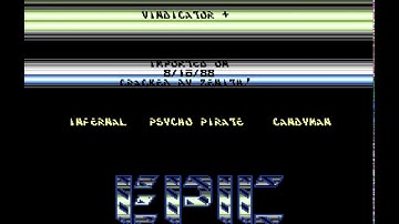 EPIC Intro - Commodore 64 - C64 - Vindicator - Cracktro
