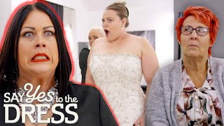 Bride Tries To Convince "Harsh" Nan To Love Her Dress | Curvy Brides Boutique