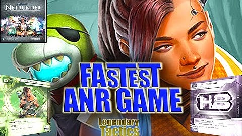 The FASTEST Android Netrunner Game? / Cyber Exodus Data Pack / Have you ever won a game this fast?