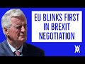 EU Blinks First!