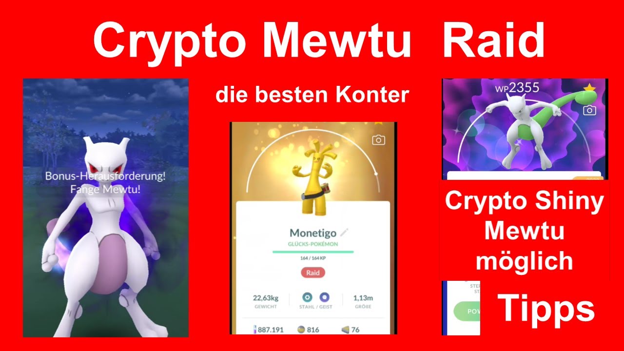 Crypto Mewtu in 5er crypto Raids besiegen, die besten Konter und Tipps -  Pokemon GO Deutsch 426