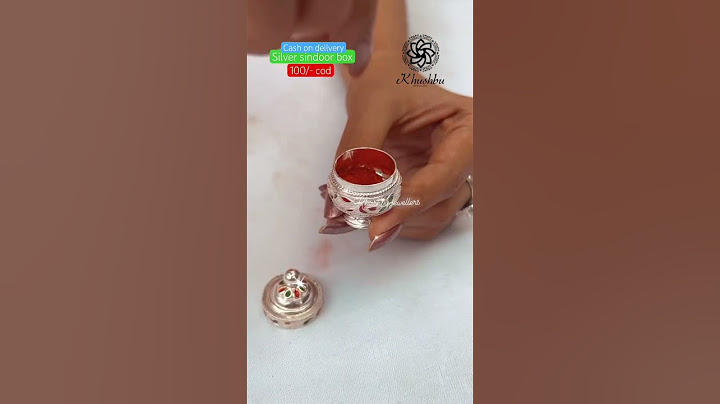 Designer silver sindoor box, with 70% discount on instant order #Shorts #silver #ytshorts