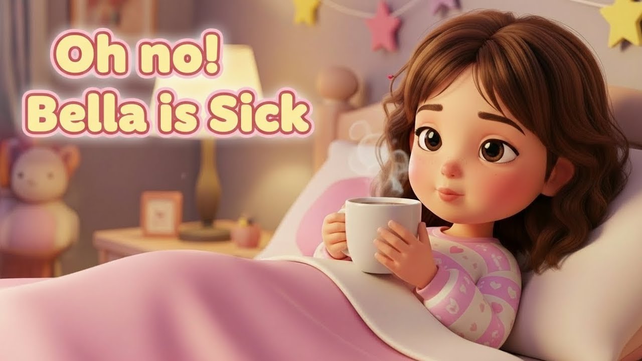 Oh No! Bella Gets Sick in Winter - Kids Story