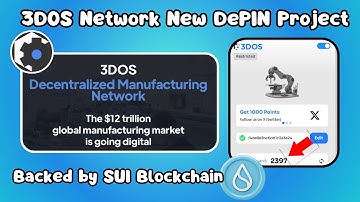 3DOS Airdrop | 3DOS Network New DePIN Project | Backed by SUI Blockchain | Join Early Phase Mining