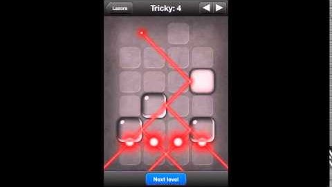 Lazors Tricky levels solutions for iphone/ipad