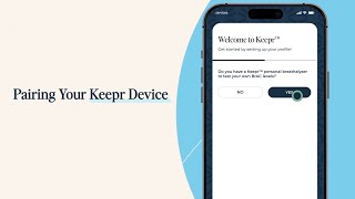 Pairing Your Keepr® screenshot 1