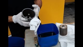 How to clean diesel filters on Mecmar dryers and Riello burner