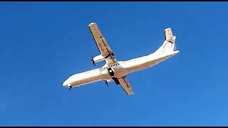 atterrissage avion Royal air Maroc atr 72-600 a Ouarzazate CN-COH
