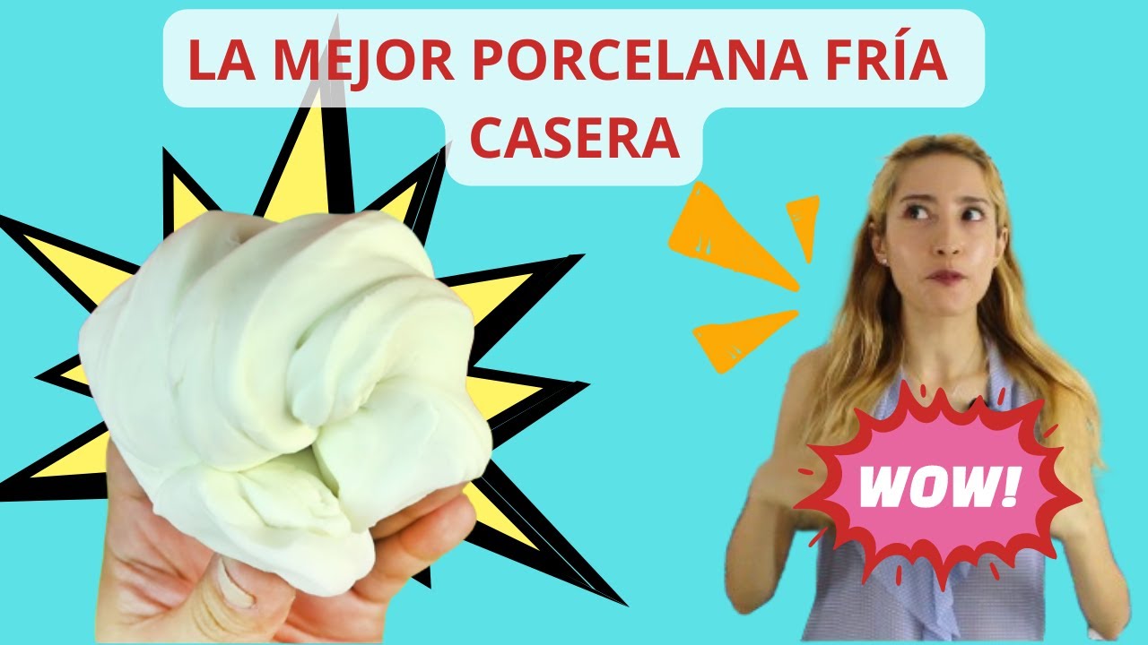 ♥ Tutorial : Receta Casera de Porcelana Fría / Masa flexible SIN