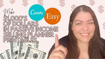 Create Printable Planner | Canva Tutorial | Digital Products To Sell Online