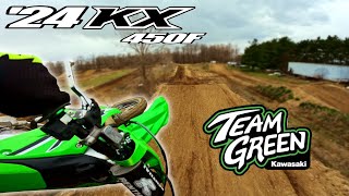 The ALL NEW 2024 KX450F is a BEAST!! *First Ride*