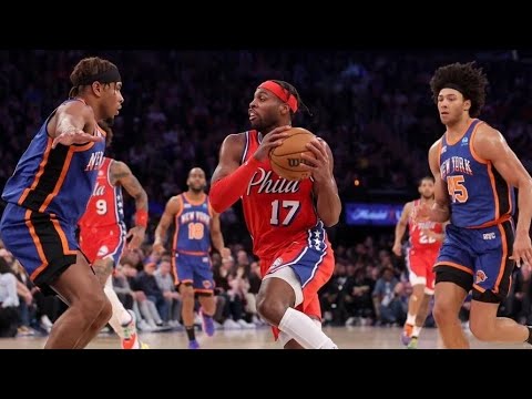 Philadelphia 76ers vs New York Knicks - Full Game Highlights | March 10, 2023-24 NBA Season