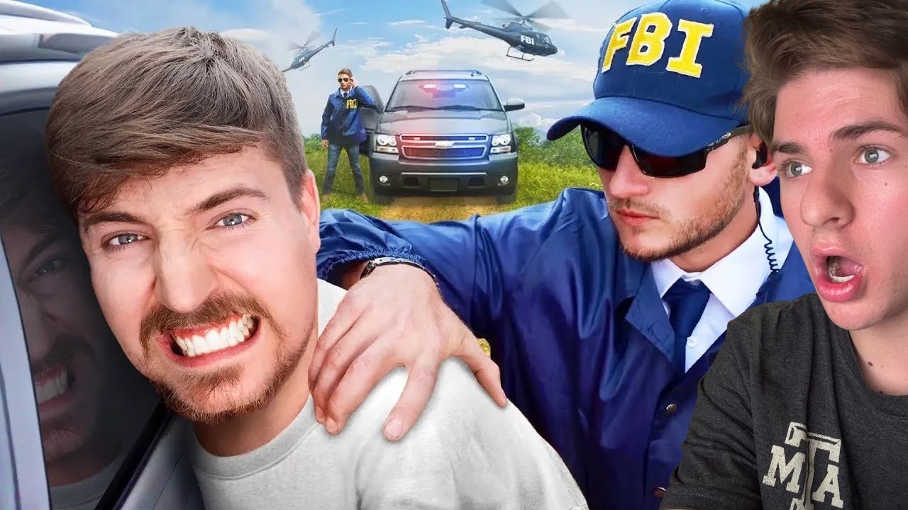I Reacted To MrBeast Getting Hunted By The FBI!