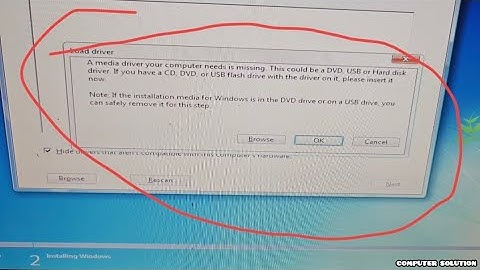 A MEDIA DRIVER YOUR COMPUTER NEEDS IS MISSING.... ( 100 % FIX )
