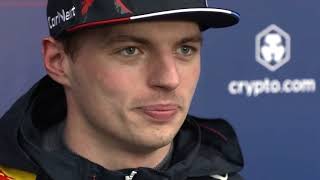 Max verstappen post qualifying interview imola Italian Grand Prix #f1 #maxverstappen
