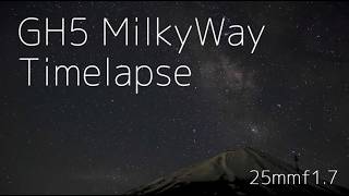 Mt. Fuji Night Sky Timelapse | Panasonic GH5 + 25mm f/1.7 Prime Lens