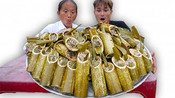 Bà Tân Vlog - Lần Đầu Làm Mâm Chả Ốc Nhồi Ống Tre Khổng Lồ