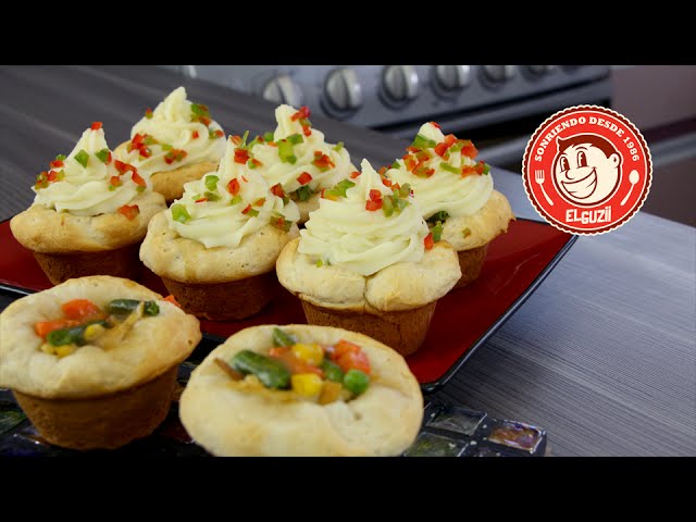 Cupcakes de Pollo? (Receta Fácil) - El Guzii