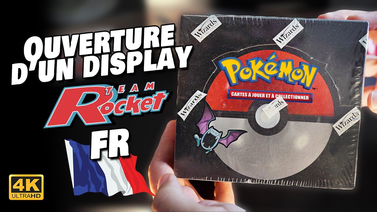 Ouverture d'un Display Pokémon ROCKET en Francais ! avec InvestCollect 