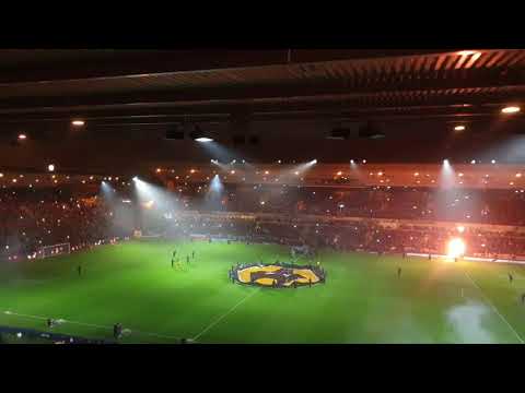 Wolves v Liverpool - pre-match light show